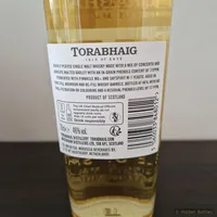 Torabhaig Distillery, Allt Gleann, The Legacy Series, second Release - Achterkant