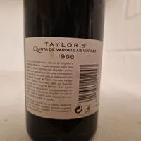 Taylor Fladgate & Yeatman, Quinta de Vargellas, Vintage Port, 1988 - Achterkant