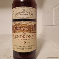 The Glendronach, 12y, old label early 80's - Voorkant