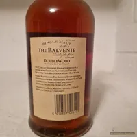 The Balvenie, Double Wood, 12y, 1L, 90's - Achterkant
