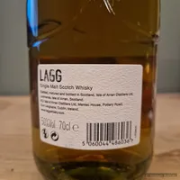 Lagg Distillery, Inaugural, Batch 3, 2022 (700ml) - Achterkant