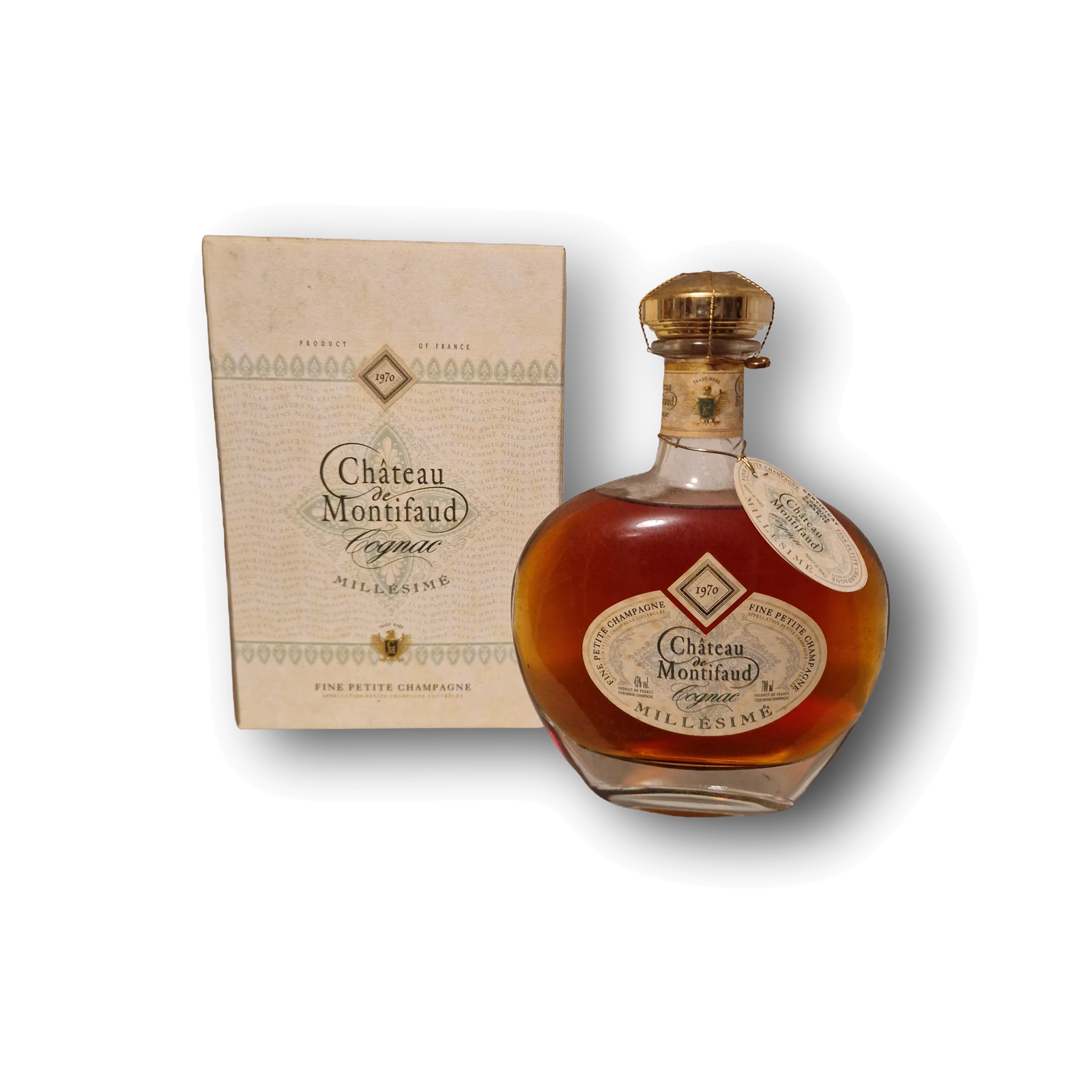 Château de Montifaud, Millésime 1970, Cognac, Fine Petite Champagne - Hoofdfoto