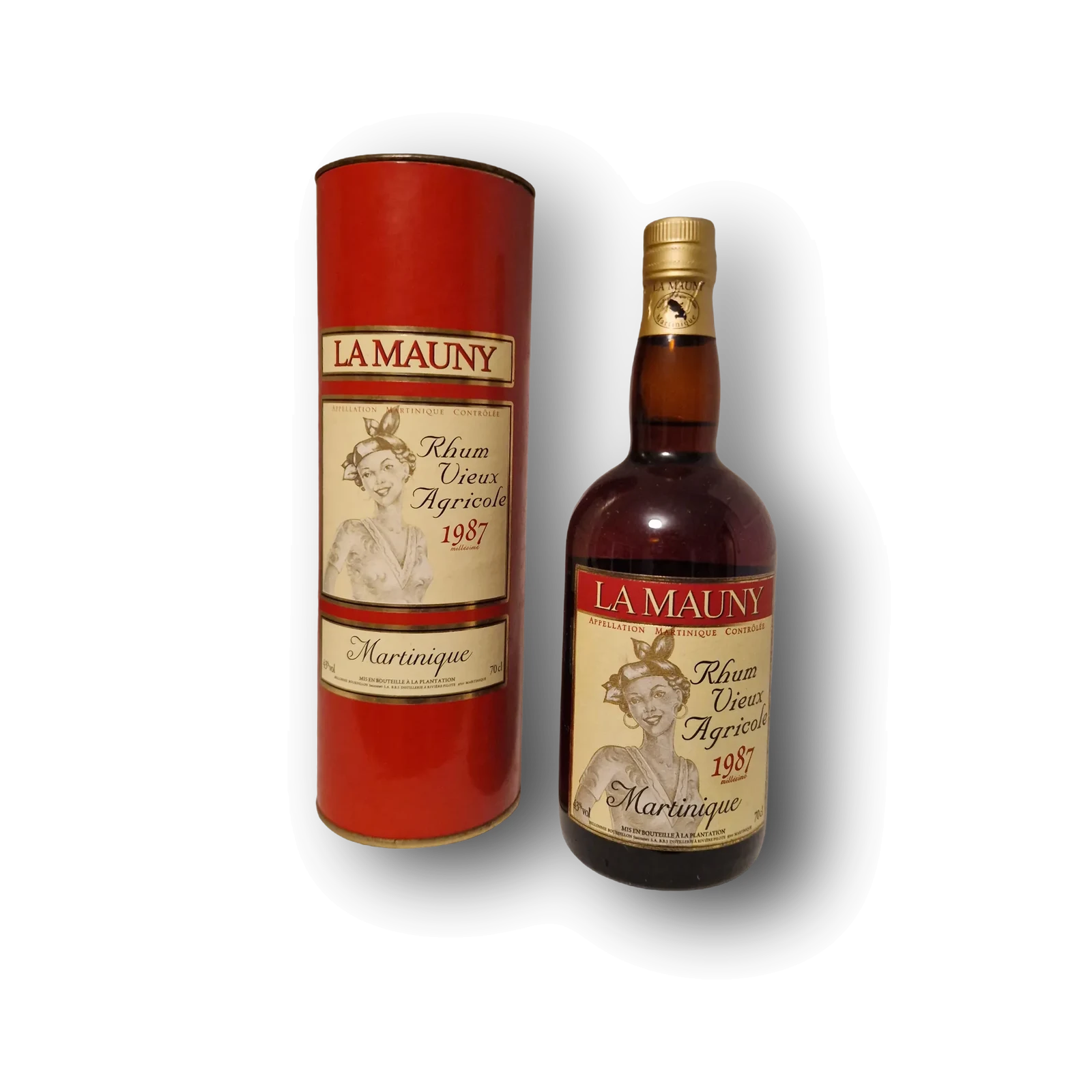 La Mauny, Rhum Vieux Agricole, Martinique, Millésime 1987 - Hoofdfoto