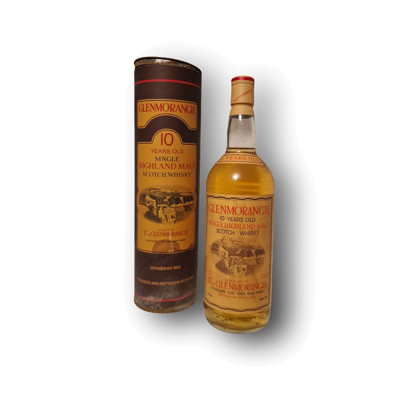 The Glenmorangie Distillery Coy, 10y, 80's, 1L - Hoofdfoto
