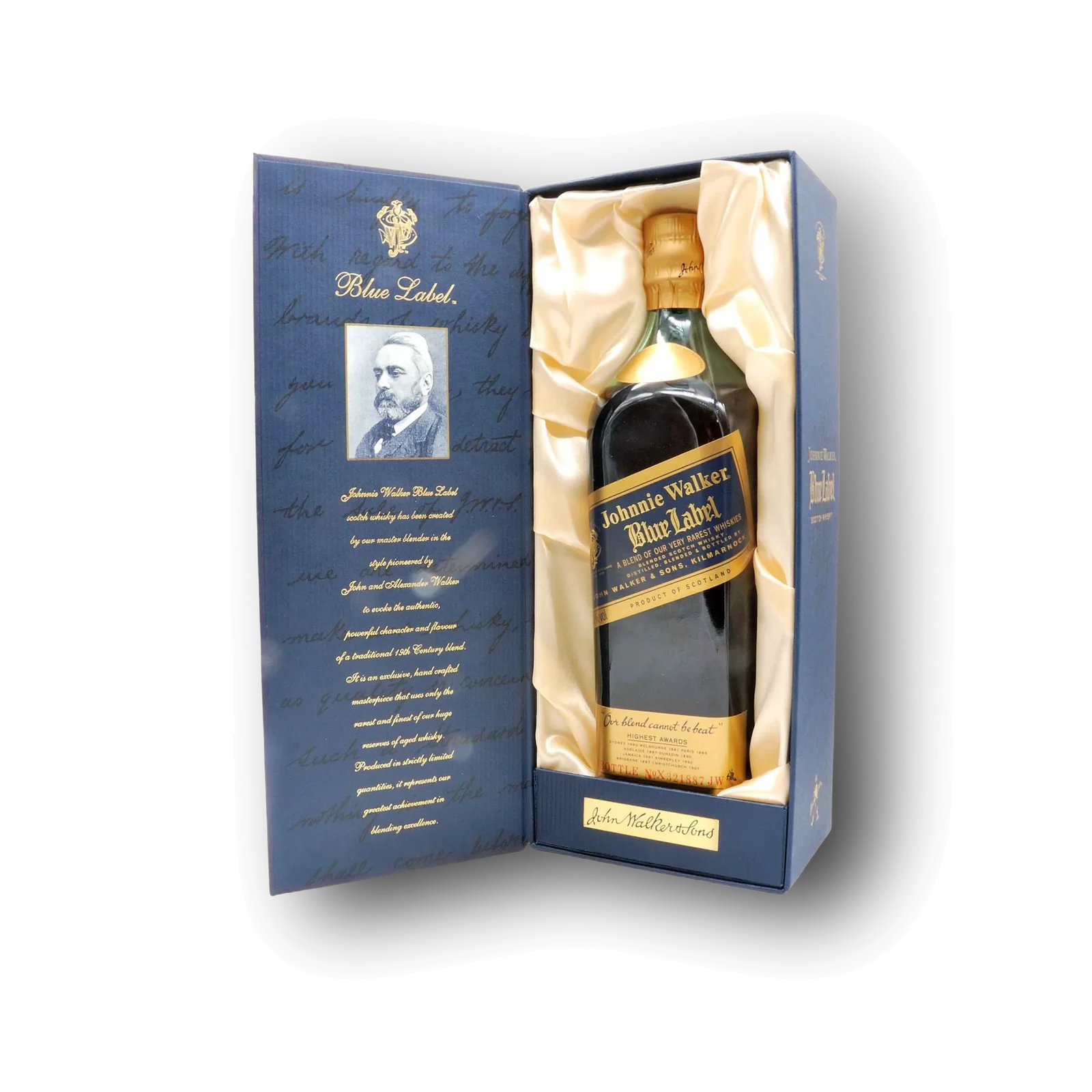 Johnnie Walker, Blue Label, early 90's, SEALED - Hoofdfoto