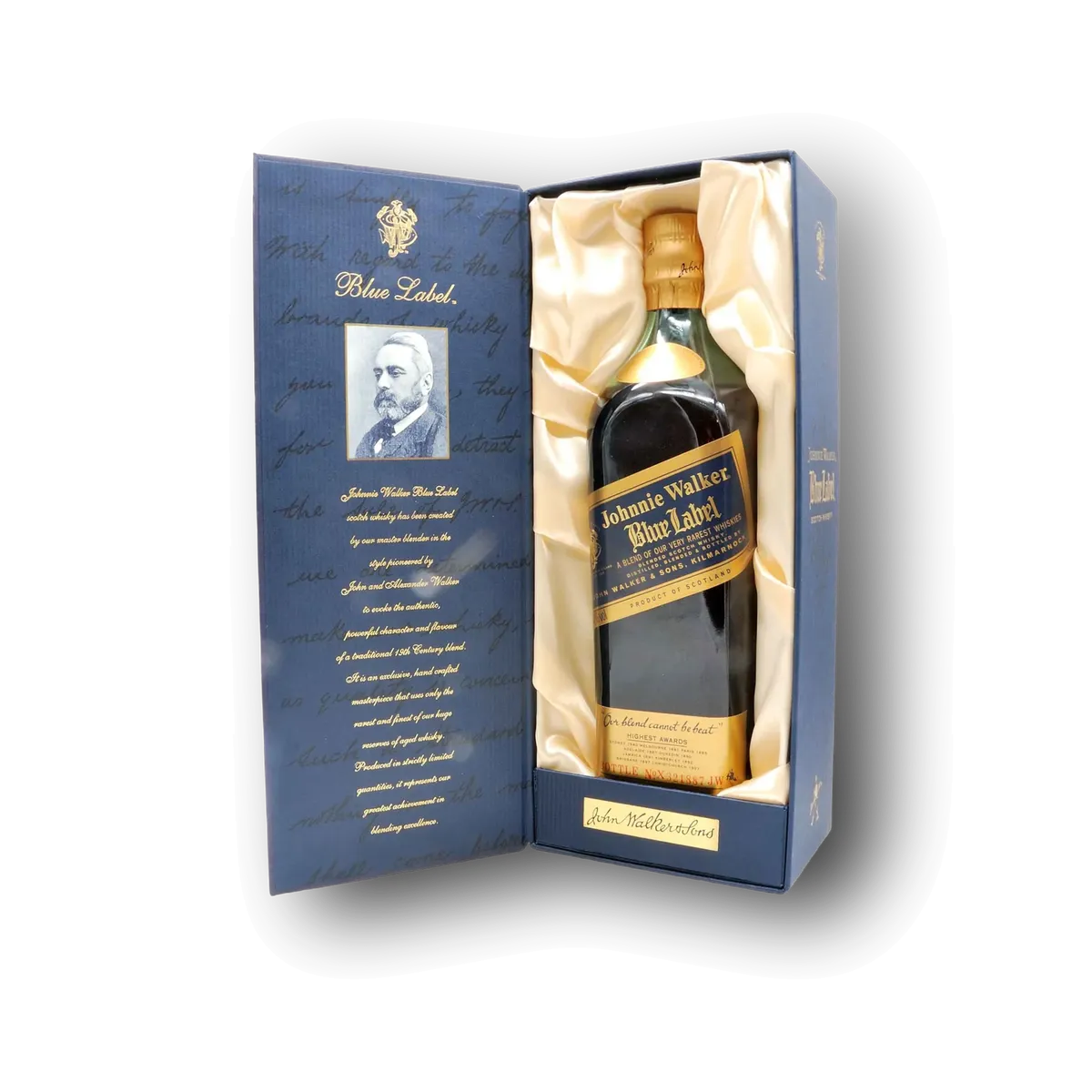 Johnnie Walker, Blue Label, early 90's, SEALED - Hoofdfoto