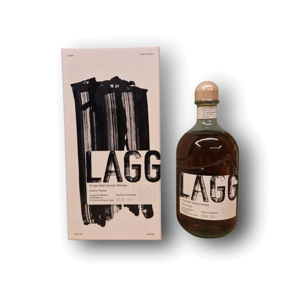 Lagg Distillery , Inaugural, Batch 2, 2022 (700ml) - Hoofdfoto