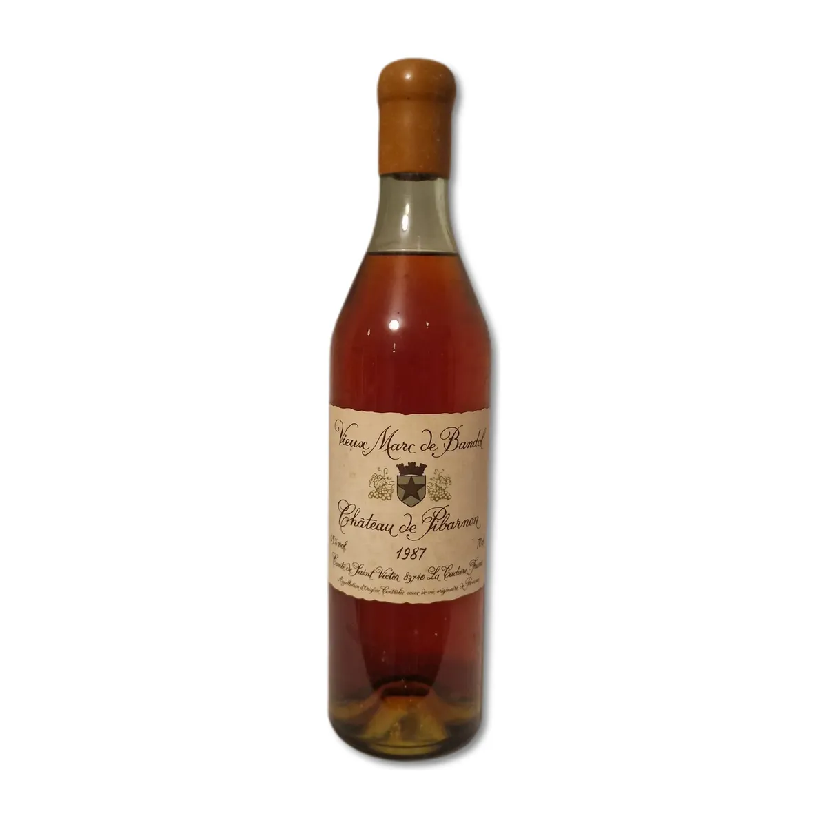 Château de Pibarnon, Vieux Marc de Bandol, 1987 - Hoofdfoto